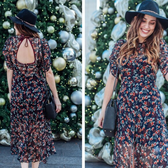 NWT Allen Schwartz "Gracie" Floral Dress, size 2 - Picture 13 of 13